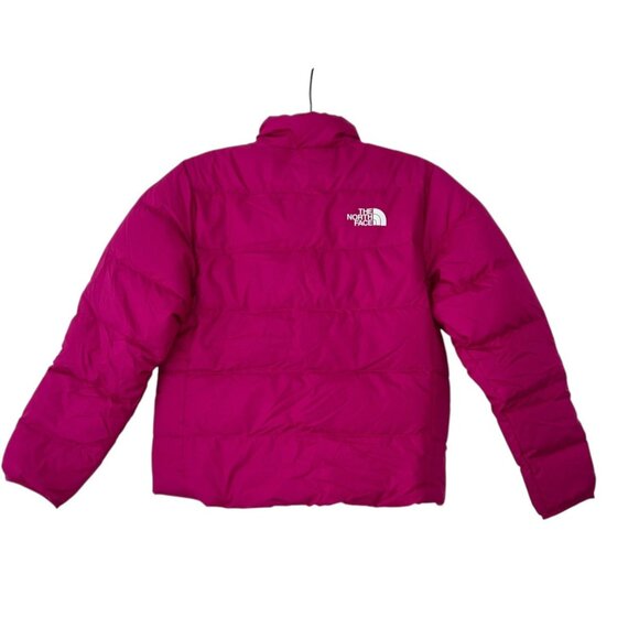 The North Face Teen Reversible North Down Jacket-Fushia Pink-(M) 10 - Picture 2 of 7
